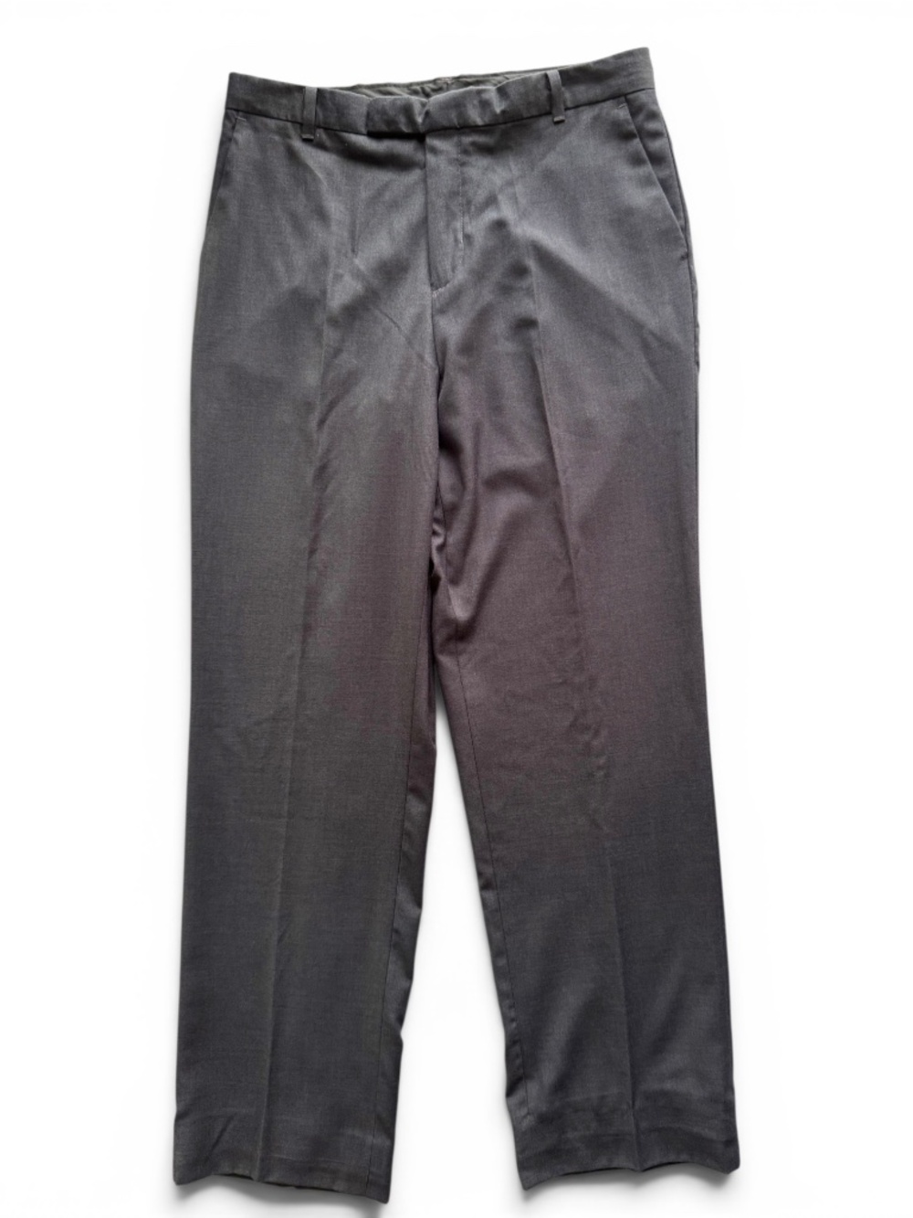 CALVIN KLEIN Gray Dress Pants Men’s Size 20 Regular Flat Front - Picture 2 of 9